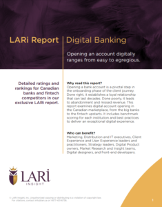 LARi Report cover: Digital Banking